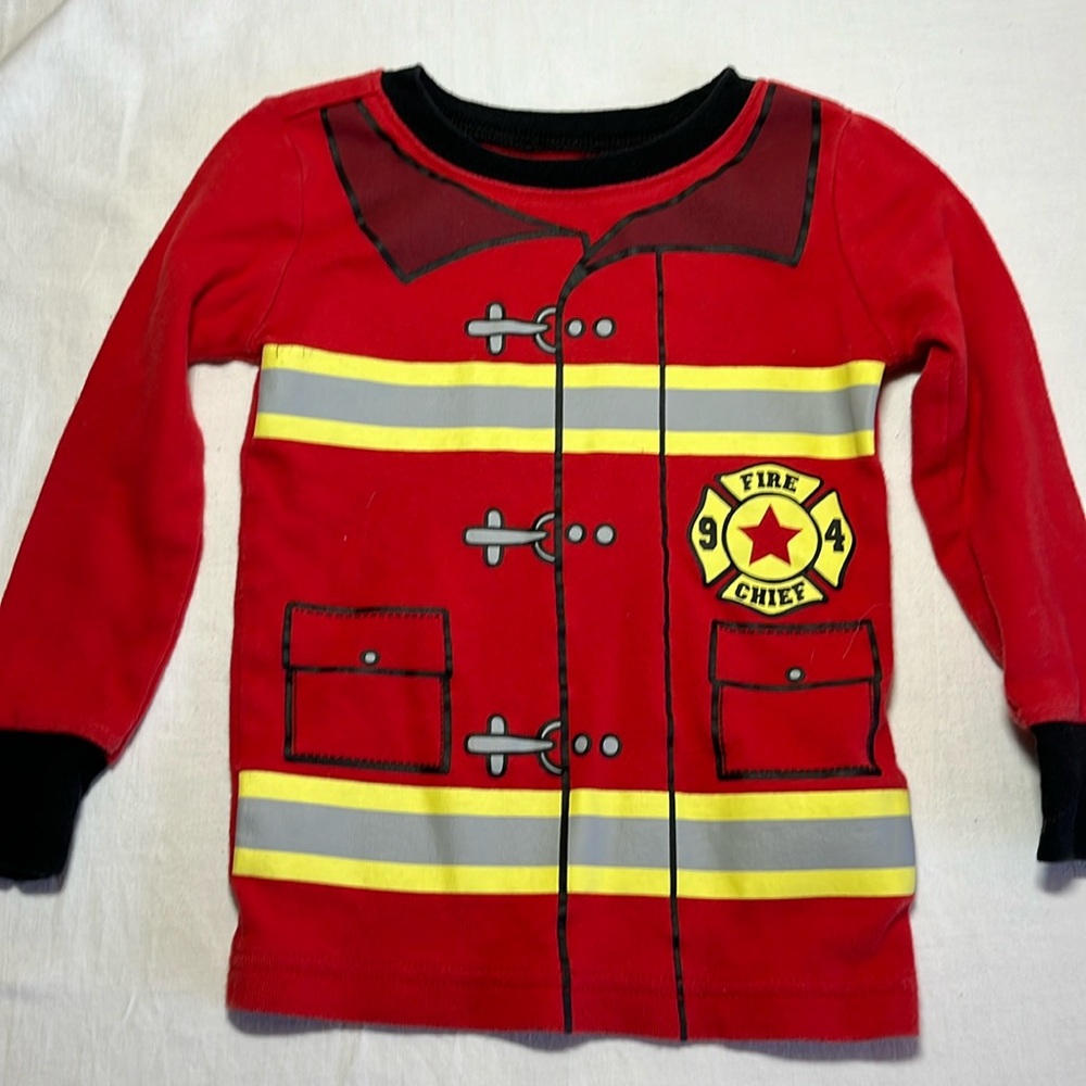 2T Old Navy firefighter long sleeve top